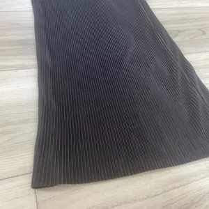 WAYF Black Wideleg Elastic Waist Pleated‎ Pinstripe Trousers Pants Size XL thumbnail 3
