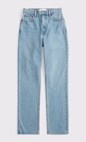 Abercrombie Ultra High Rise 90s Straight Jean thumbnail 1