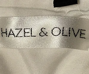 Hazel & Olive White Ruffle Trim High Neckline Short Dress Women’s Sz Small thumbnail 13
