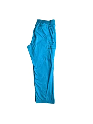 Beyond Scrubs XLG Teal Blue Cargo Scrub Pants Stretch Medical Uniform thumbnail 11