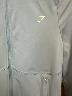 Gymshark Elevate Tracktop Faded Blue Size Medium NWOT thumbnail 3