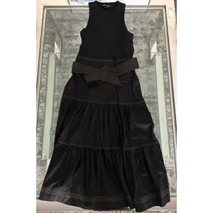 Veronica Beard women's Austyn Black sleeveless Dress S Small thumbnail 2