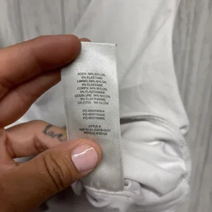 Womens Size M Aritzia Babaton Deep V Neck Tank Light Gray EUC thumbnail 3
