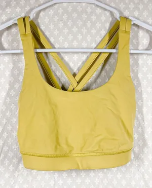 Lululemon Lime Green Racerback Criss Cross Sports‎ Bra thumbnail 1