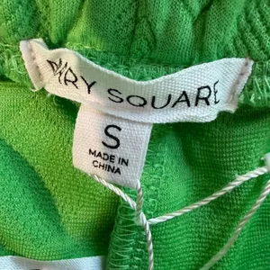 Mary Square Claire Textured Shorts Women S Green Athleisure‎ Preppy Loungewear thumbnail 5