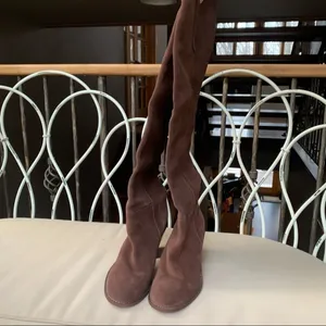 Madewell The Jimi Over-the-Knee Suede Boot in Brown Size 11‎ thumbnail 5