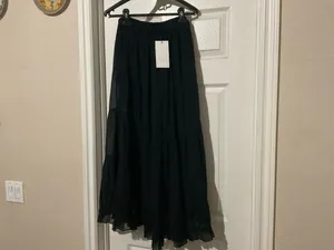 NWT Zara black peasant skirt thumbnail 7