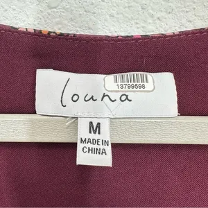 Louna Revolve Floral Ruffle Hem Top V Neck Romantic Longsleeve‎ Blouse thumbnail 3