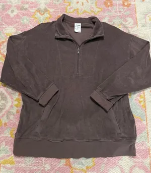 OFFLINE by Aerie Terry Cloth Quarter-Zip thumbnail 1