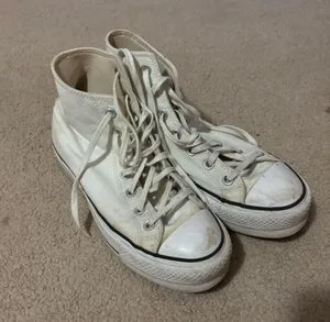 White Platform Converse High-Top thumbnail 4