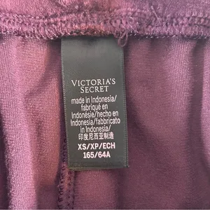 Victorias Secret Purple Velour Tracksuit Size‎ XS thumbnail 14