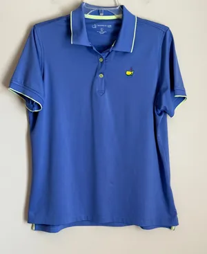 Magnolia Lane Tech Masters Polo Shirt Womens Large Performance Stretch thumbnail 1