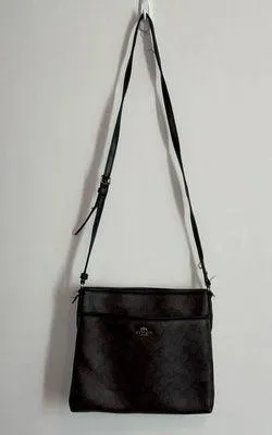 Coach F34938 Signature File Crossbody Leather Bag thumbnail 2
