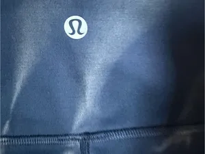 Lululemon Wunder Train Mid-Rise Tights Sun Bleached Wash True Navy 0 thumbnail 5