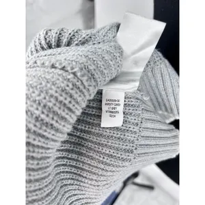 Coquette Chunky Knit‎ Cardigan Blue Gray 100% Cotton Soft Girl Coastal Prep XS thumbnail 6