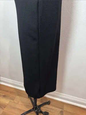 Topshop ribbed Knot front cut black tank dress size 8 thumbnail 5