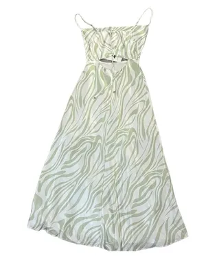 Here Comes The Sun Cut out Maxi Dress Size Medium thumbnail 1