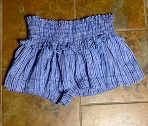 Urban outfitters Kimchi Blue Aria High-Rise Linen Micro Short thumbnail 1
