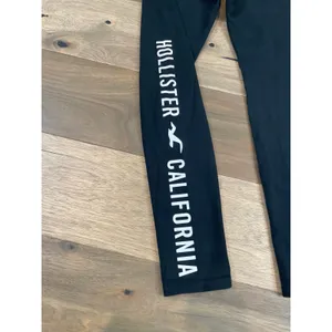 Hollister Black Cotton Leggings Size M Athleisure thumbnail 8