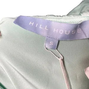 Hill‎ House The Nima Silk Wrap Dress in Mint Size Small thumbnail 10
