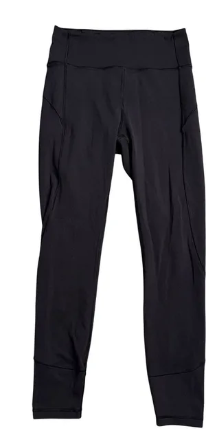 Lululemon All The Right Places Leggings Womens Black Excellent High‎ Rise Pocket thumbnail 1