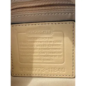 Coach Soho Flap‎ Bag Beige Pebbled Leather Shoulder Bag Vintage 11840 thumbnail 7