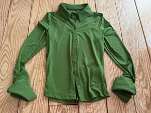 Abercrombie & Fitch Soft A&F Collection Long Sleeve Button-Up Shirt - XS thumbnail 1