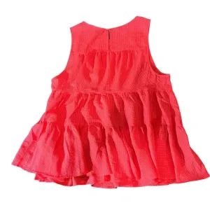Banana‎ Republic Sleeveless Textured Tiered Blouse Size Small thumbnail 3