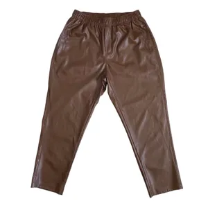 Ariat Womens Brown Faux Leather Western Jogger Pants High Rise Size L‎ 1005037 thumbnail 5