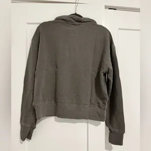 $128 NEW - Sundry Half Zip Sweatshirt - GREY - Sz 3 (L) thumbnail 4