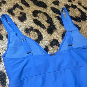 NWT Nicole Miller Blue One Piece Swimsuit Swimwear thumbnail 7