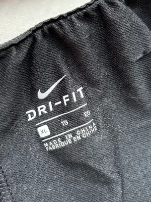 Nike Women's Dark Gray Athletic Shorts with Branded Waistband thumbnail 2