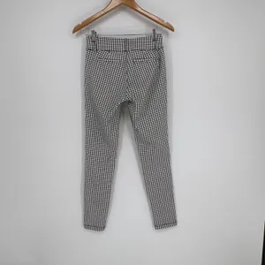 Shinestar Gingham‎ Checkered Pants Black White Y2K Stretch Women Size Large thumbnail 9