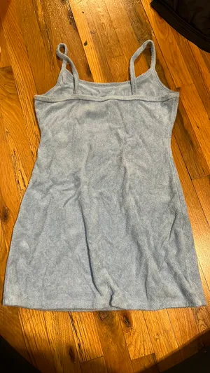 Abercrombie Blue Terry Cloth Mini Dress thumbnail 3