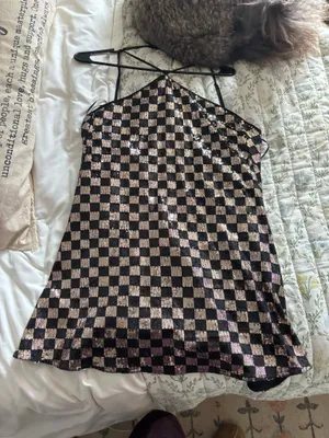 Sequin Vestique Dress thumbnail 1