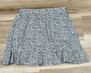 Princess Polly White and Black Dots Skirt Women’s 4 thumbnail 1