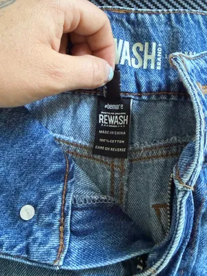 Rewash Juniors Blue Denim Mini Skirt Size 3 thumbnail 4