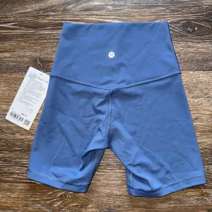 Lululemon Align Biker Short High Rise 6” Oasis Blue Size 2 NWT thumbnail 1