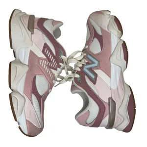 New Balance 9060 Rose Pink Size 6Y‎ WIDE (7.5W) GC9060FR thumbnail 6