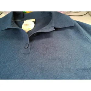 Aerie OFFLINE Short Sleeve‎ Knit Polo Sweater Navy Blue M NWT 1301-2188 thumbnail 11
