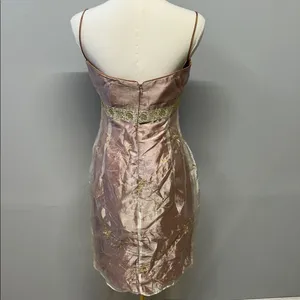 JS Collections Blush Pink Gold‎ Empire Dress Romantic Fairycore Formal Size 14 thumbnail 6