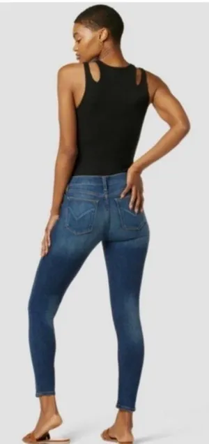 Hudson Hi Rise Blue Denim Skinny Stretch Ankle Jeans 25 thumbnail 2