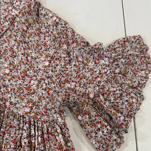 Easel Multicolor Floral Blouse thumbnail 4