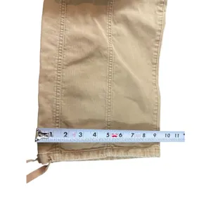 Abercrombie & Fitch Khaki Cargo Capri Pants Women Y2K Grunge Utility Low Rise thumbnail 12