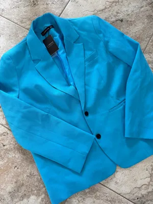 Lioness blue oversized blazer thumbnail 2