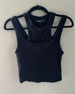 Abercrombie Ribbed Blank Tank thumbnail 1