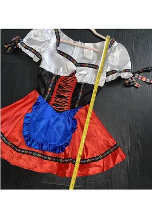 Rubies Sexy Small Halloween Costume Oktoberfest Beer Maid Dress Bavarian VTG thumbnail 5