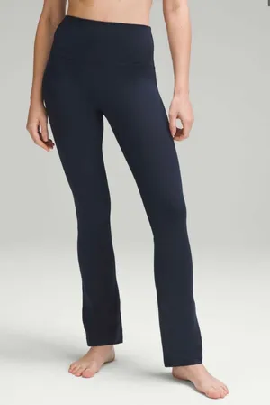 Lululemon Align High-Rise Mini-Flared Pant 28" Navy size 8 thumbnail 1