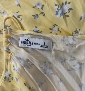 Hollister Yellow Floral Dress thumbnail 3