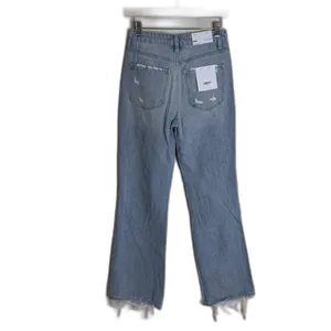Vervet Blue Jeans Womens 26 Light Wash Leslie 90s Vintage‎ Flare Distressed thumbnail 8
